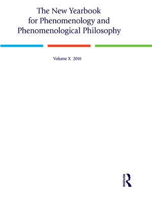 cover image of The New Yearbook for Phenomenology and Phenomenological Philosophy